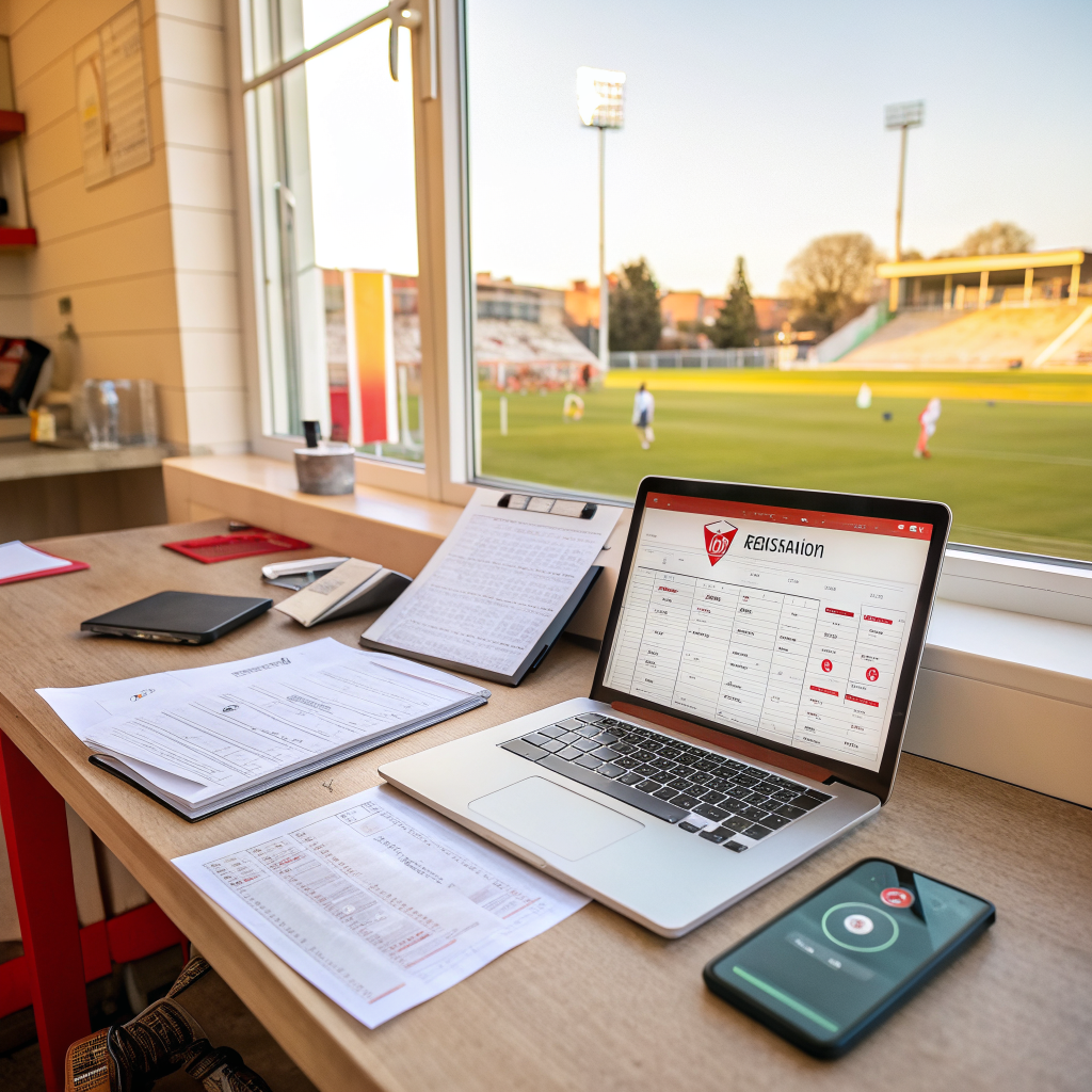 Gestione iscrizioni società sportiva con sistema digitale organizzato