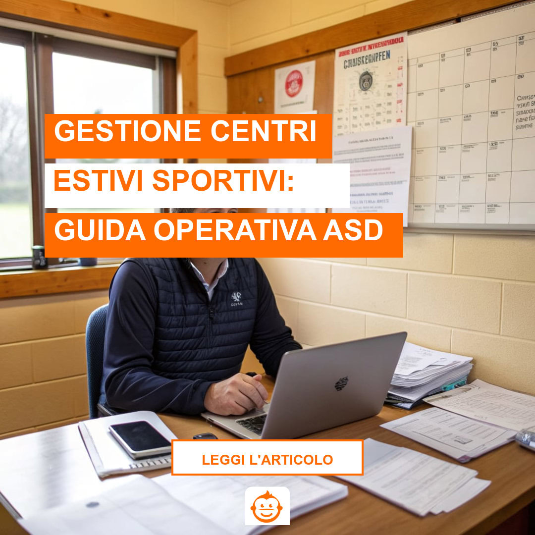 Gestione centri estivi sportivi: presidente ASD organizza iscrizioni e documenti per camp estivo